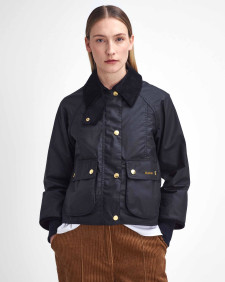 Cropped Beadnell Waxed Jacket 
