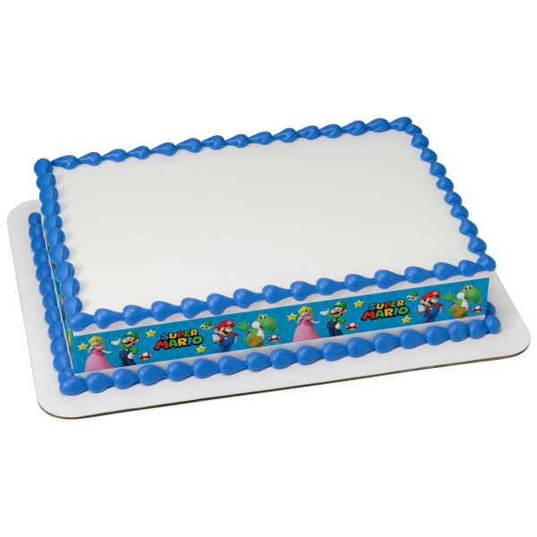 Super Mario™ Game On PhotoCake® Edible Image® Strips