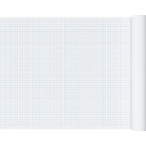 2cm Graph Paper Roll, 36" x 120", Blue