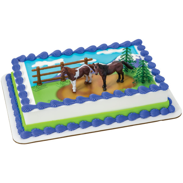 Horses PhotoCake® Edible Image® DecoSet® Background