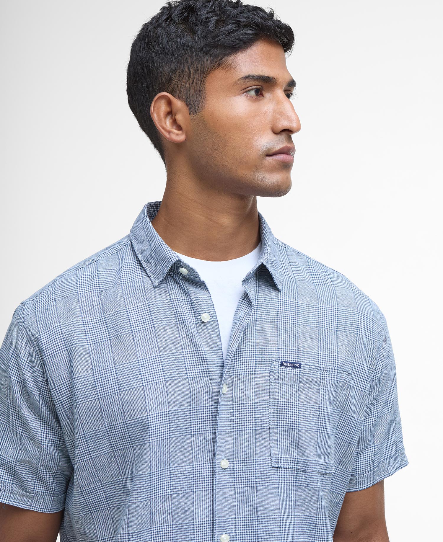 Hartland Linen-Blend Short-Sleeved Shirt image number 3