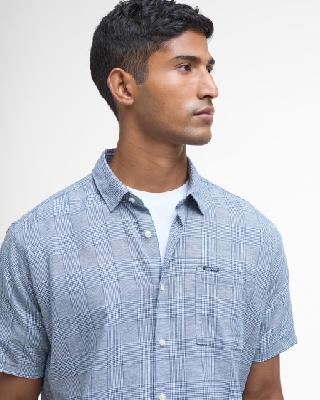 Hartland Linen-Blend Short-Sleeved Shirt