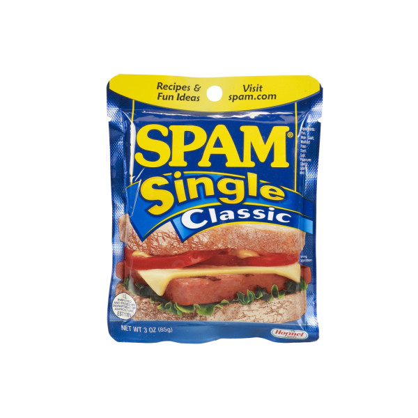 SPAM(r) Single Classic, 24/2.5oz. . A1N1 - Front No Plunge In Package (Low Res)