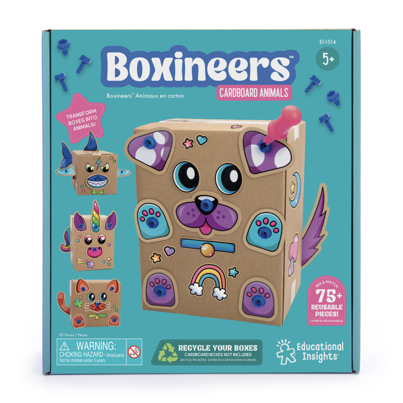 Boxineers Cardboard Animals Craft Kit