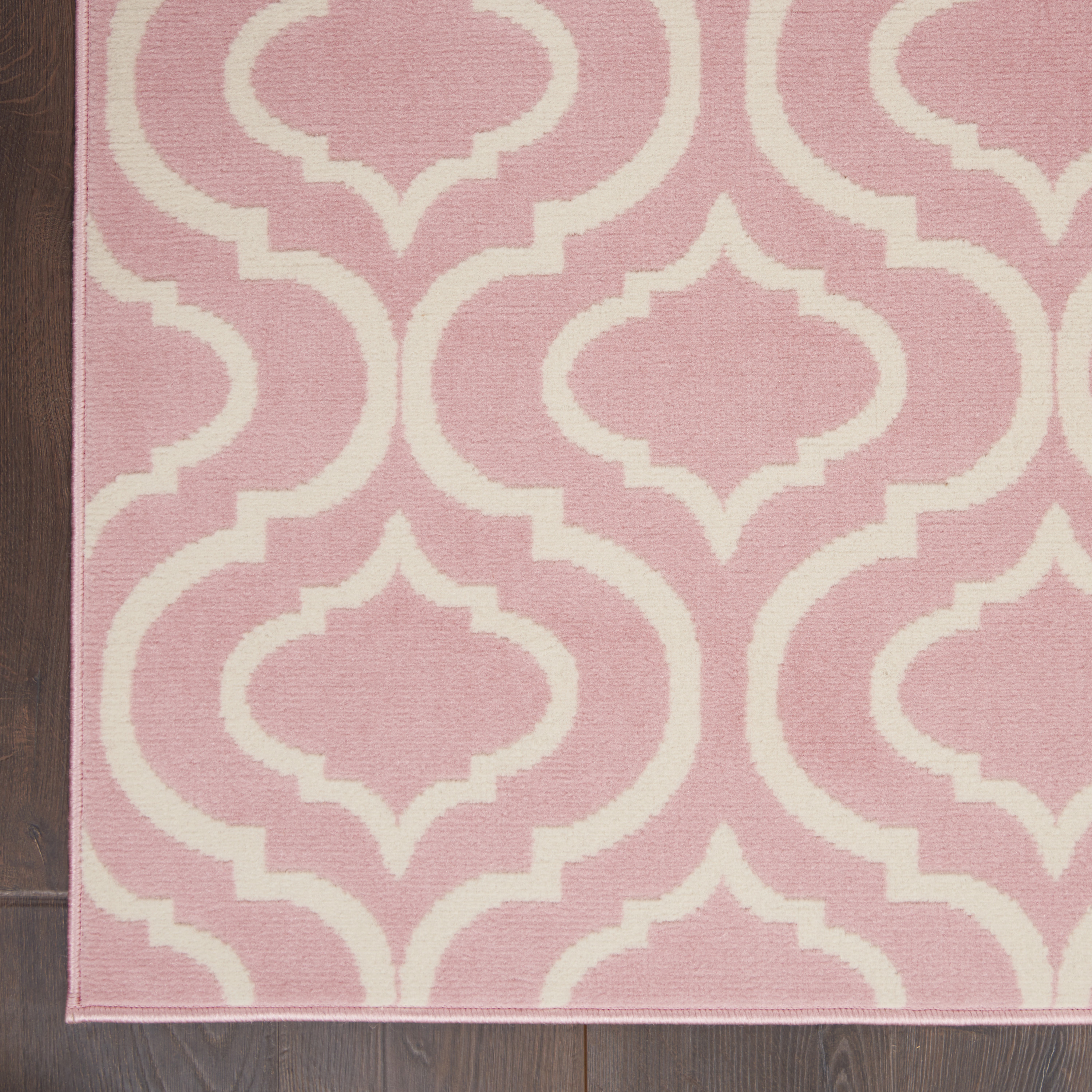 Nourison Jubilant 6' x 9' Pink Contemporary Indoor Rug