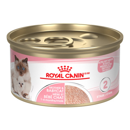 Royal Canin Feline Health Nutrition Mother & Babycat Ultra Soft Mousse Canned Cat Food