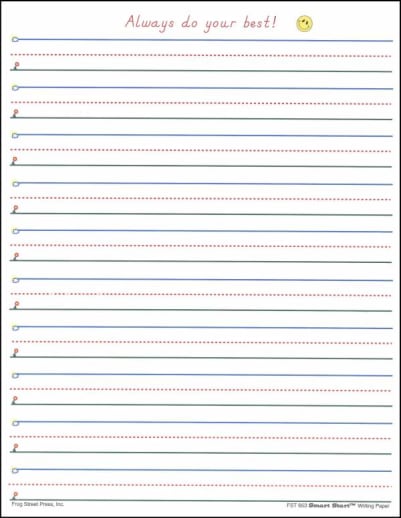 Smart Start 1-2 Writing Paper 100 Sheet pack