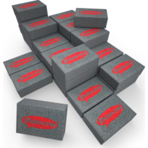 Mini Foam Erasers, Pack of 35