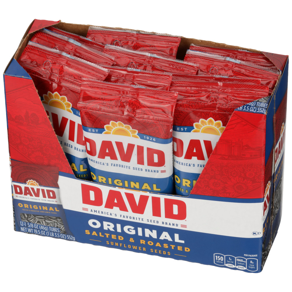 DAVID ORIGINAL SUNFLOWER SEEDS 1.625 OZ Conagra Foodservice