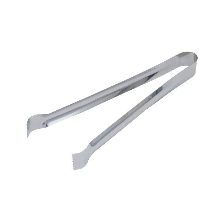 12-inch economy stainless steel pom tongs