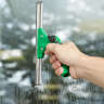Unger, ErgoTec® SwivelLoc Straight, Squeegee Handle, 4.5", Plastic, Green
