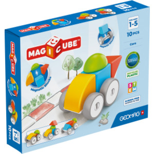 Magicube Magnetic Building Cubes, Cars, 10 Pieces