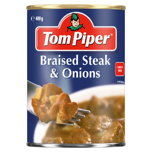  Tom Piper™ Braised Steak & Onions 400g 