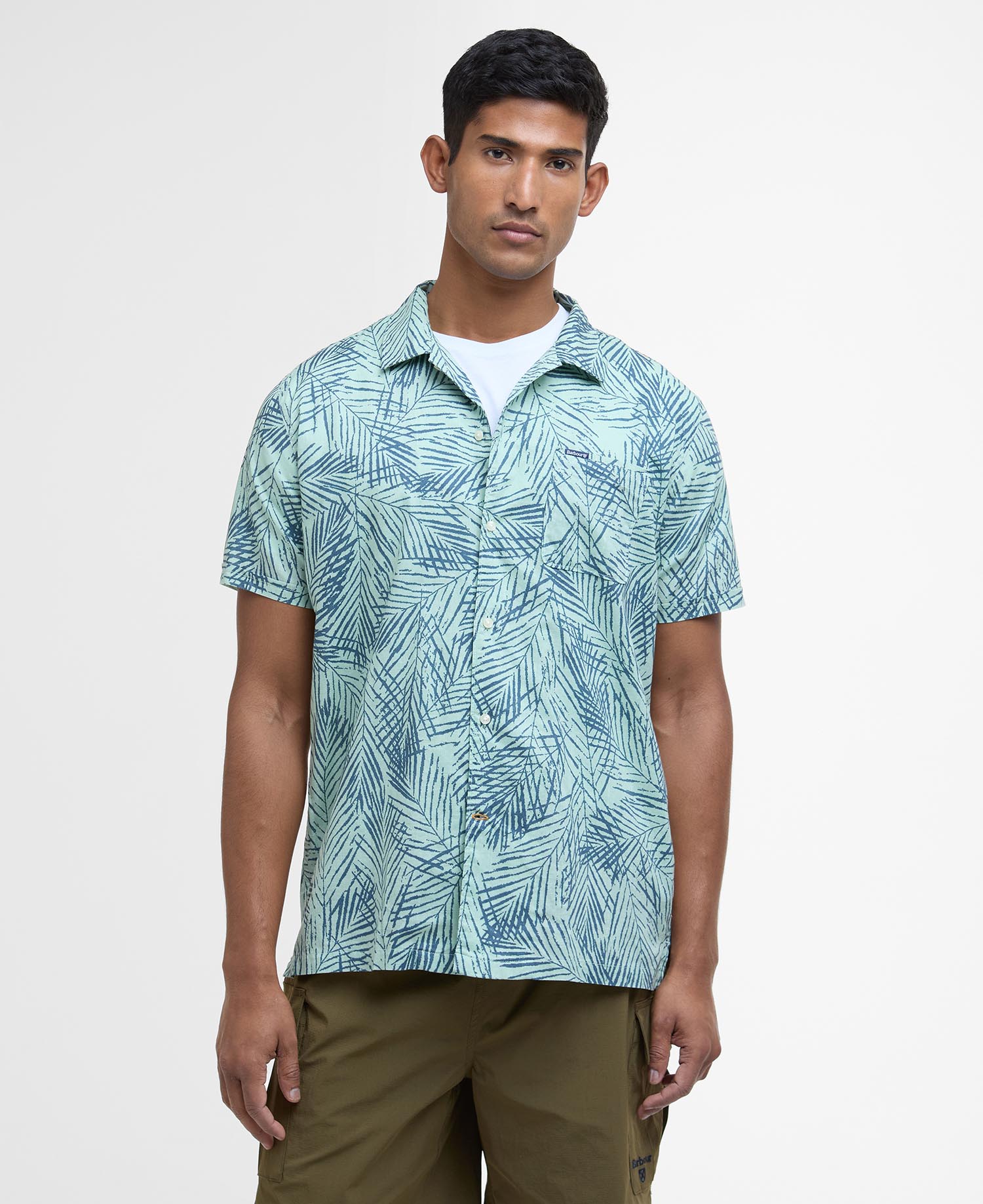Falmouth Printed Regular Short-Sleeved Shirt image number 0