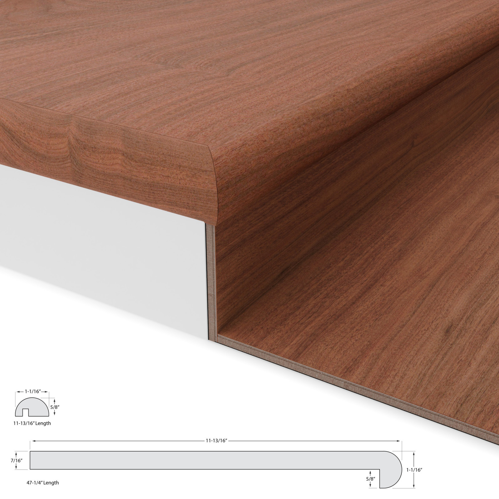 Old Mission Umber Tread w/ Cap Universal view 4