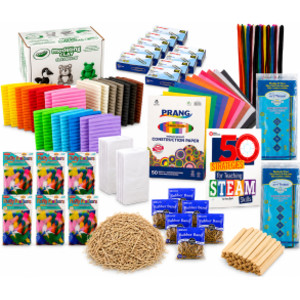 50 STEAM Teaching Strategies Book & Supply Kit, Grades PK-12