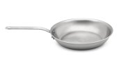7-inch Tribute 3-ply fry pan with natural finish and plated handle
