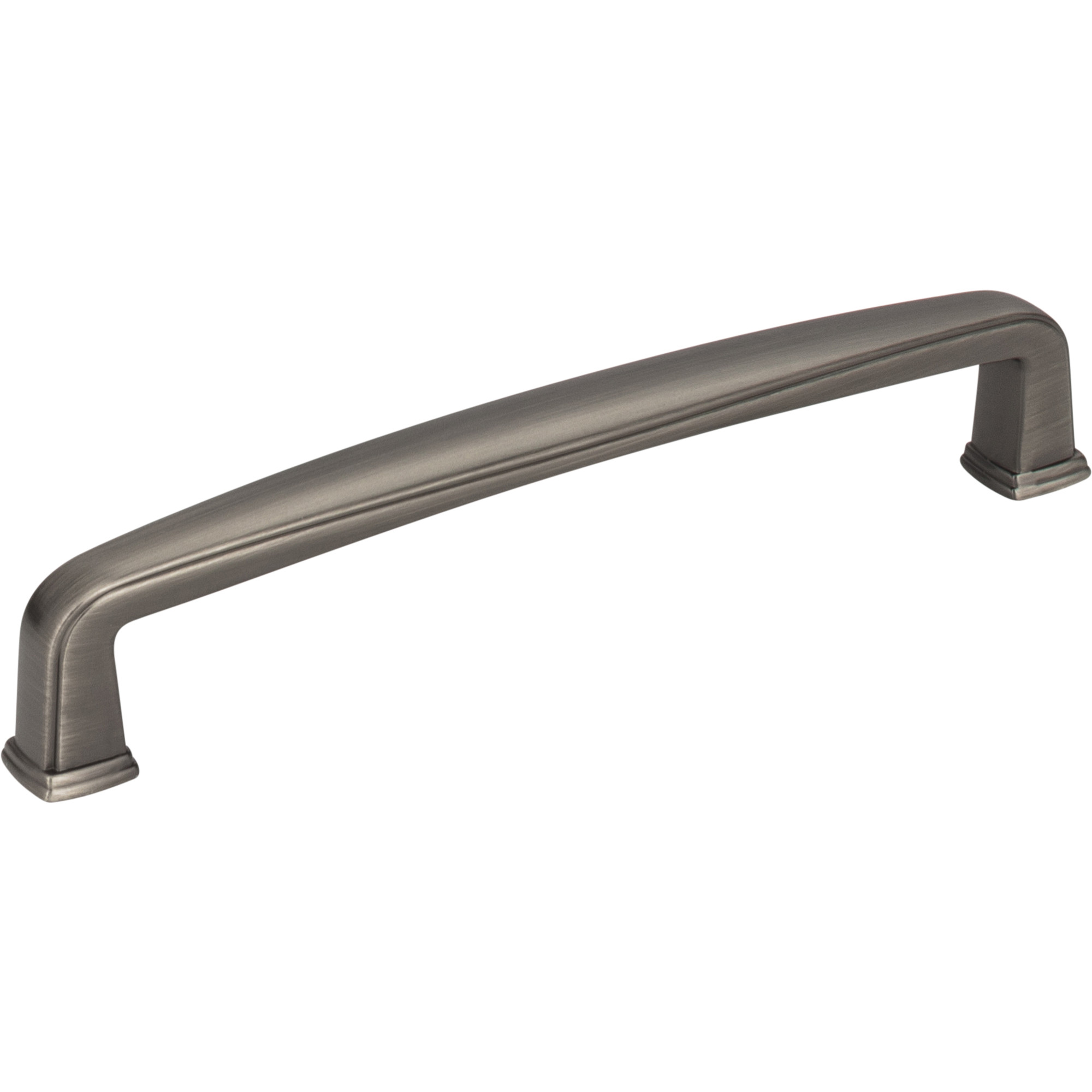 Milan 1 128 mm Center-to-Center Bar Pull, Brushed Pewter