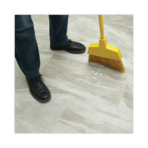 Boardwalk, 10in, Angler Broom, 53in Overall Length, Polypropylene Bristles, Yellow