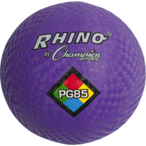 Rhino Playground Balls, 8-1/2"D, Two Ply, Nylon Wound, Purple