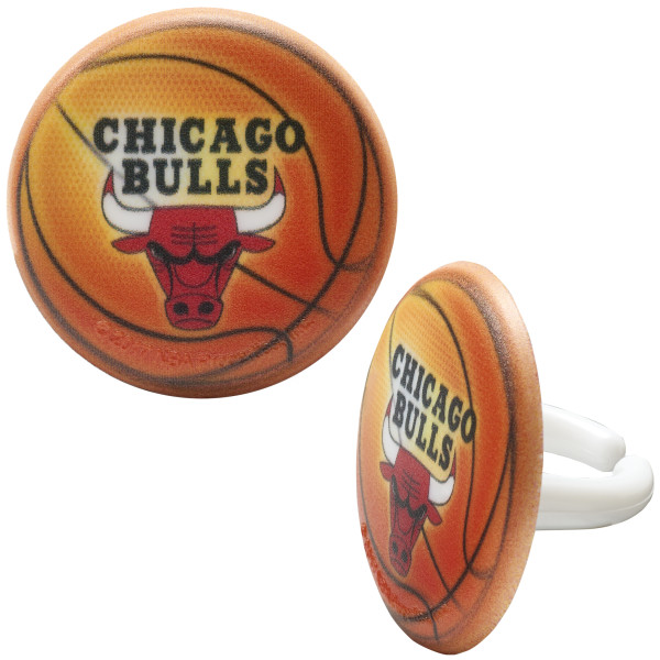 NBA Team Basketball Cupcake Rings