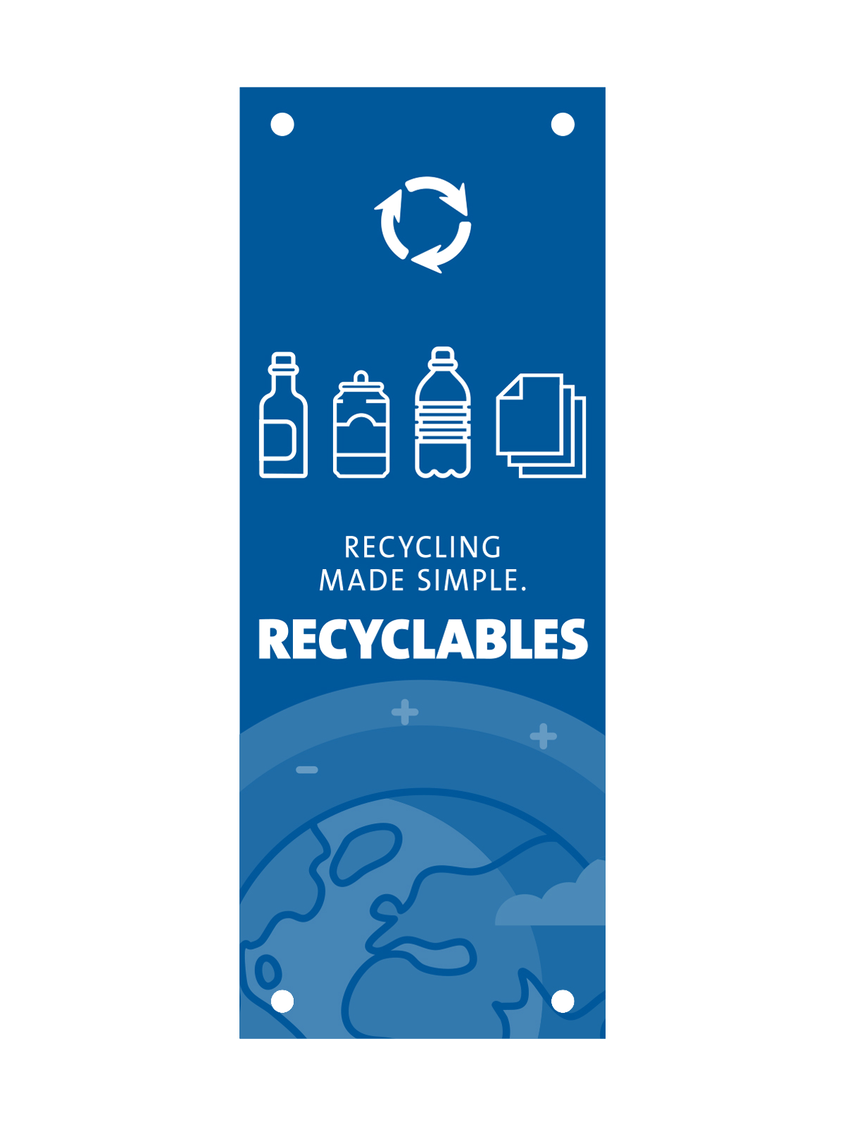 EVOLVE – Body Sign – Recyclables – Blue