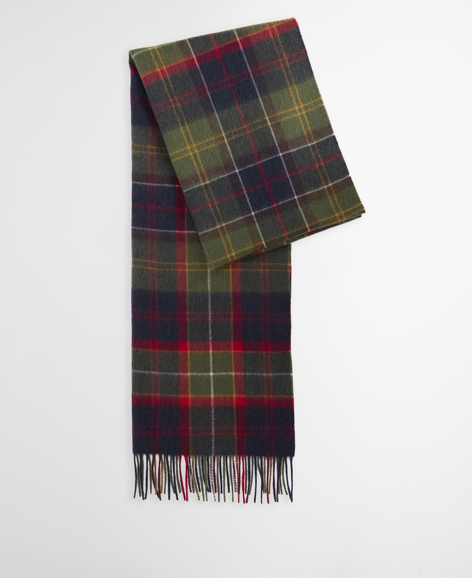 Sciarpa Brack in lana e tartan con finitura patchwork image number 0