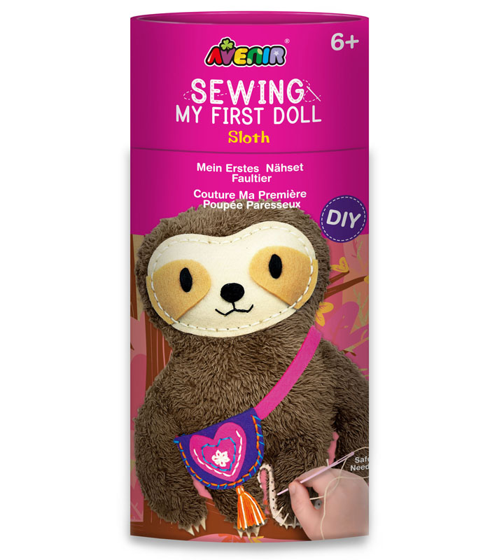 My first sewing doll sloth