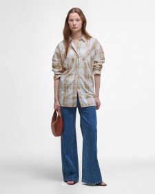 Nicola Check Shirt Light Sand Check