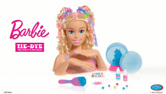 Barbie Tie-Dye Deluxe 21-Piece Styling Head, Black Hair, Includes 2 Non-Toxic Dye Colors,  Kids Toys for Ages 3 Up, Gifts and Presents - image 3 of 9