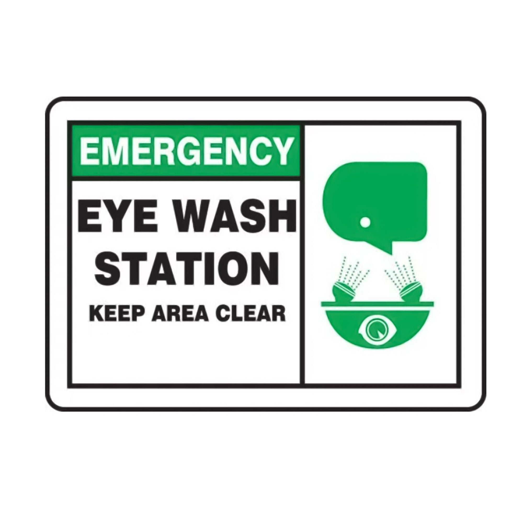 Lab Safety Supply® Wall Sign, 7 x 10 Inch