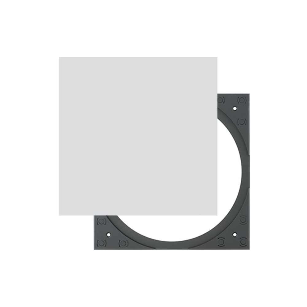 PS-C43/C41 SQUARE ADAPTER W/ GRILLE WHITE (1 PAIR)