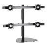 Monitor Mount, Steel, Black, 28.5 H x 34.5 W x 14.5 D in.
