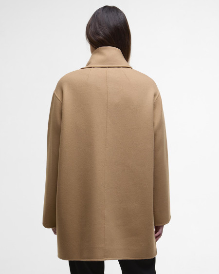 Clementine Wool Scarf Coat