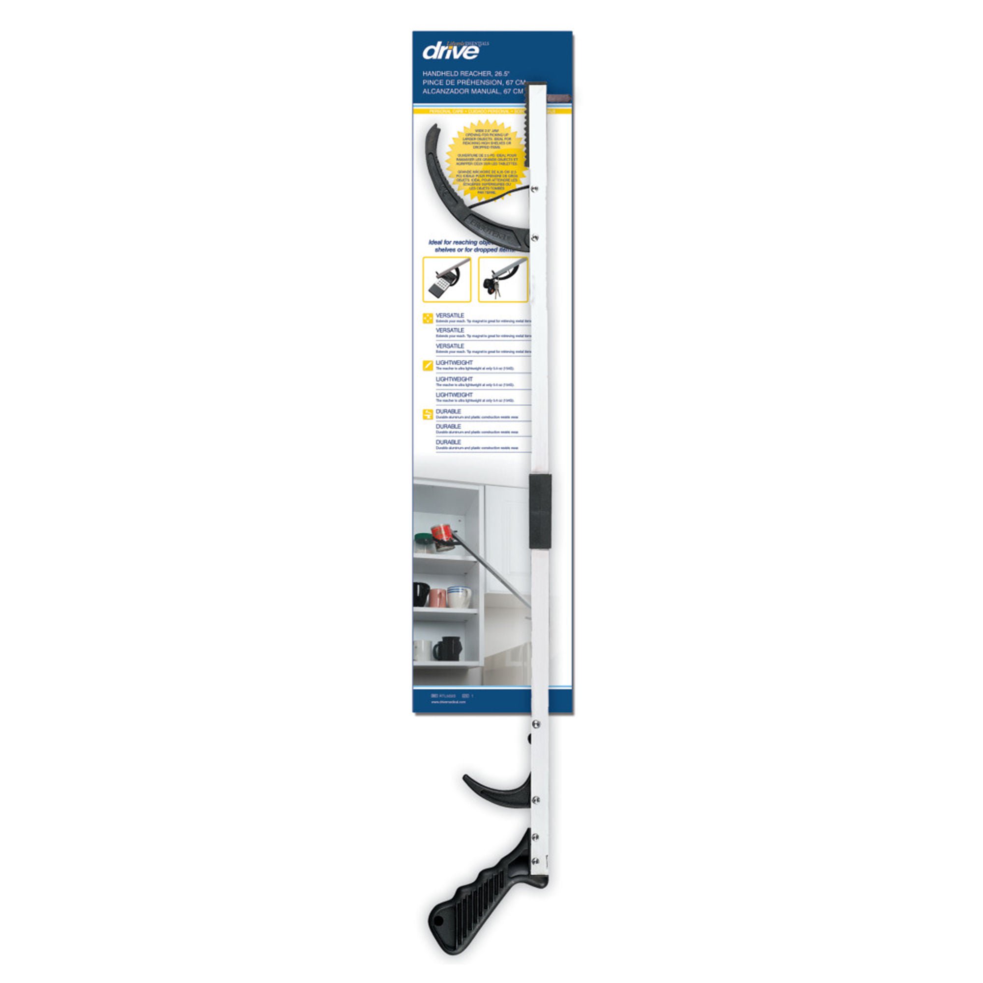 drive™ Reaching Aid, Lightweight Grabber Reacher, 26 Inches