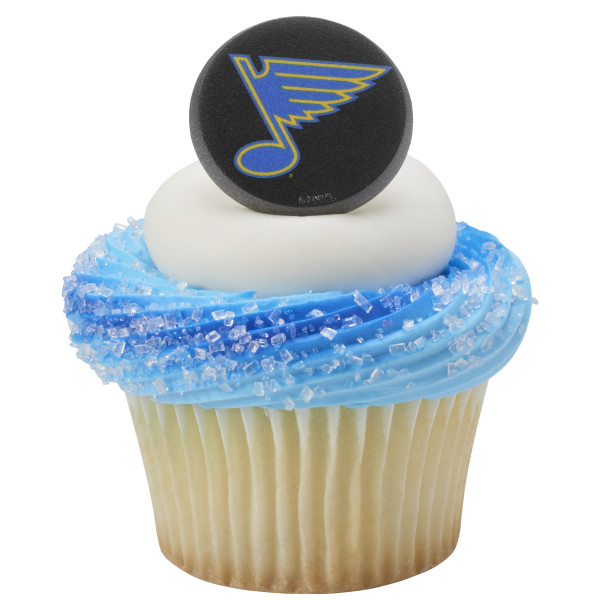 NHL® Team Puck Cupcake Rings