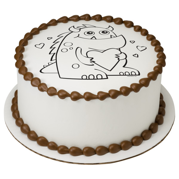 Paintable Monster Hugs PhotoCake® Edible Image®