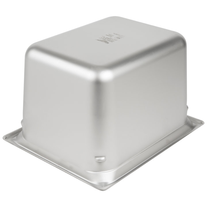 Half-size 8-inch-deep Super Pan 3® stainless steel steam table pan