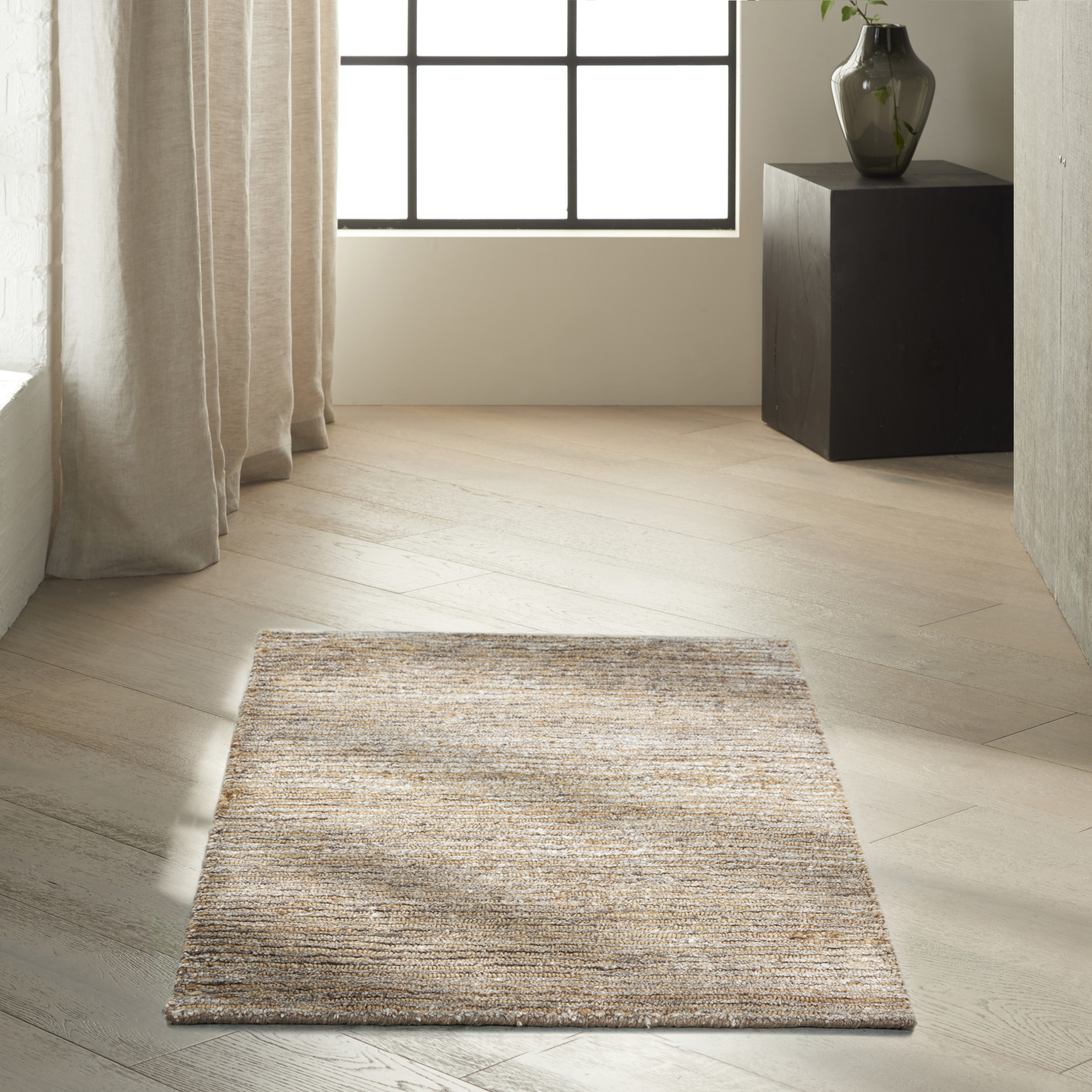 Calvin Klein Mesa 2' x 3' Amber Modern Indoor Rug
