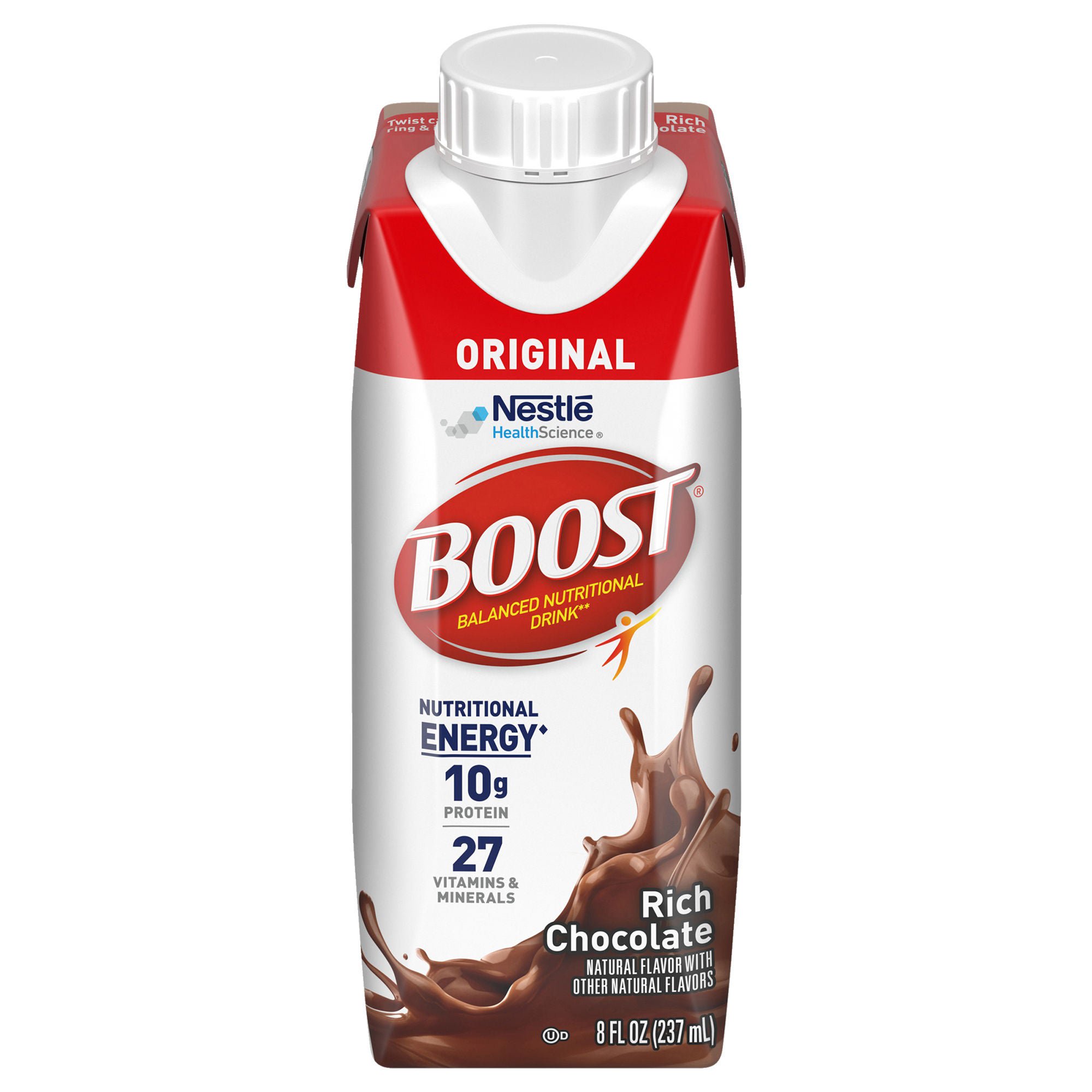 Boost® Original Chocolate Balanced Nutritional Drink, 8-ounce Carton
