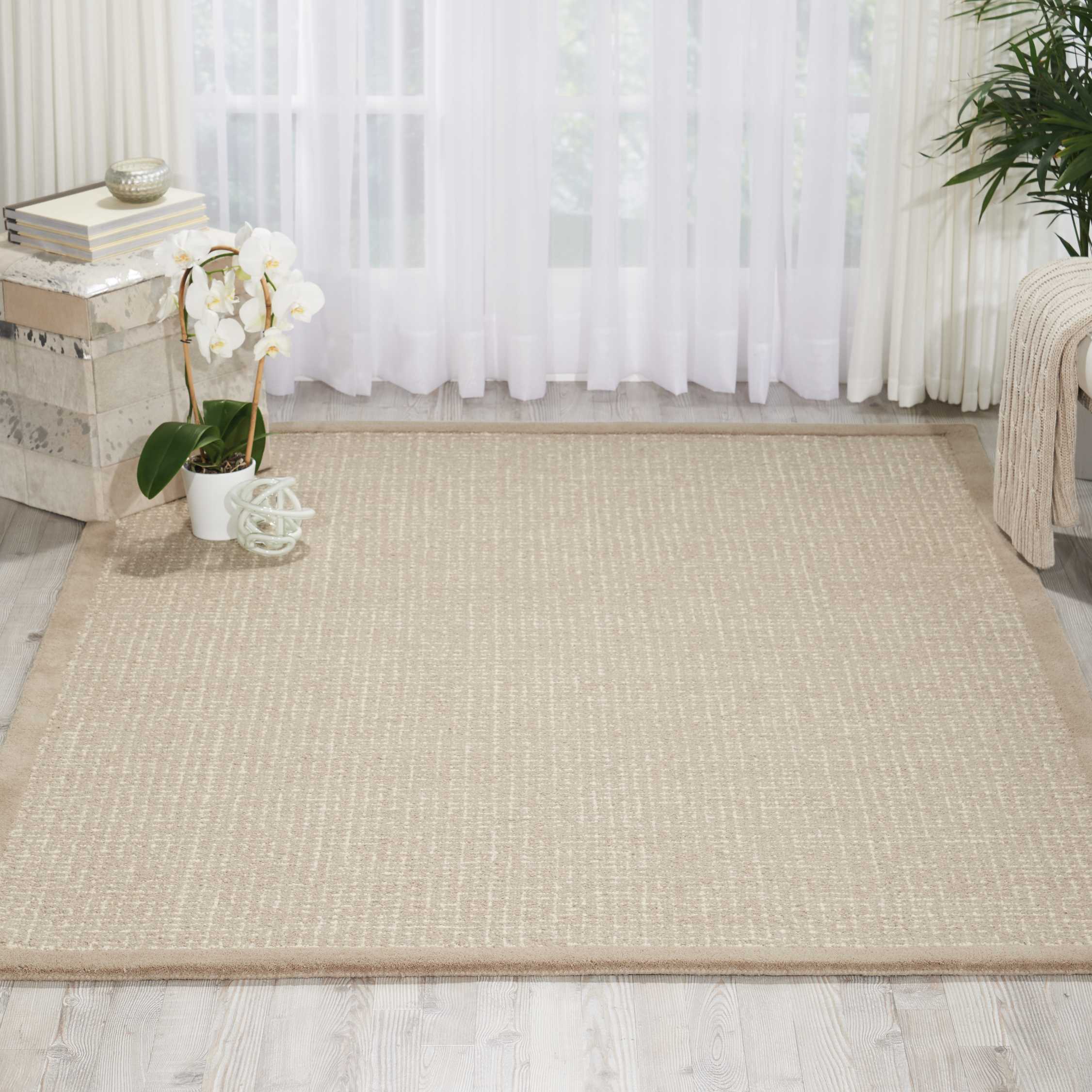 Nourison River Brook KI809 Taupe Ivory Rug