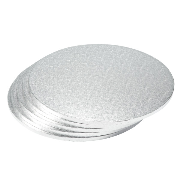 16" Round Silver Foil Cake Board