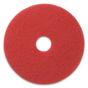 Hillyard, Trident®, Buff, Red, 20", Round <em class="search-results-highlight">Floor</em> Pad
