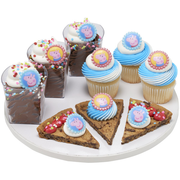 Peppa Pig™ Siblings Cupcake Rings