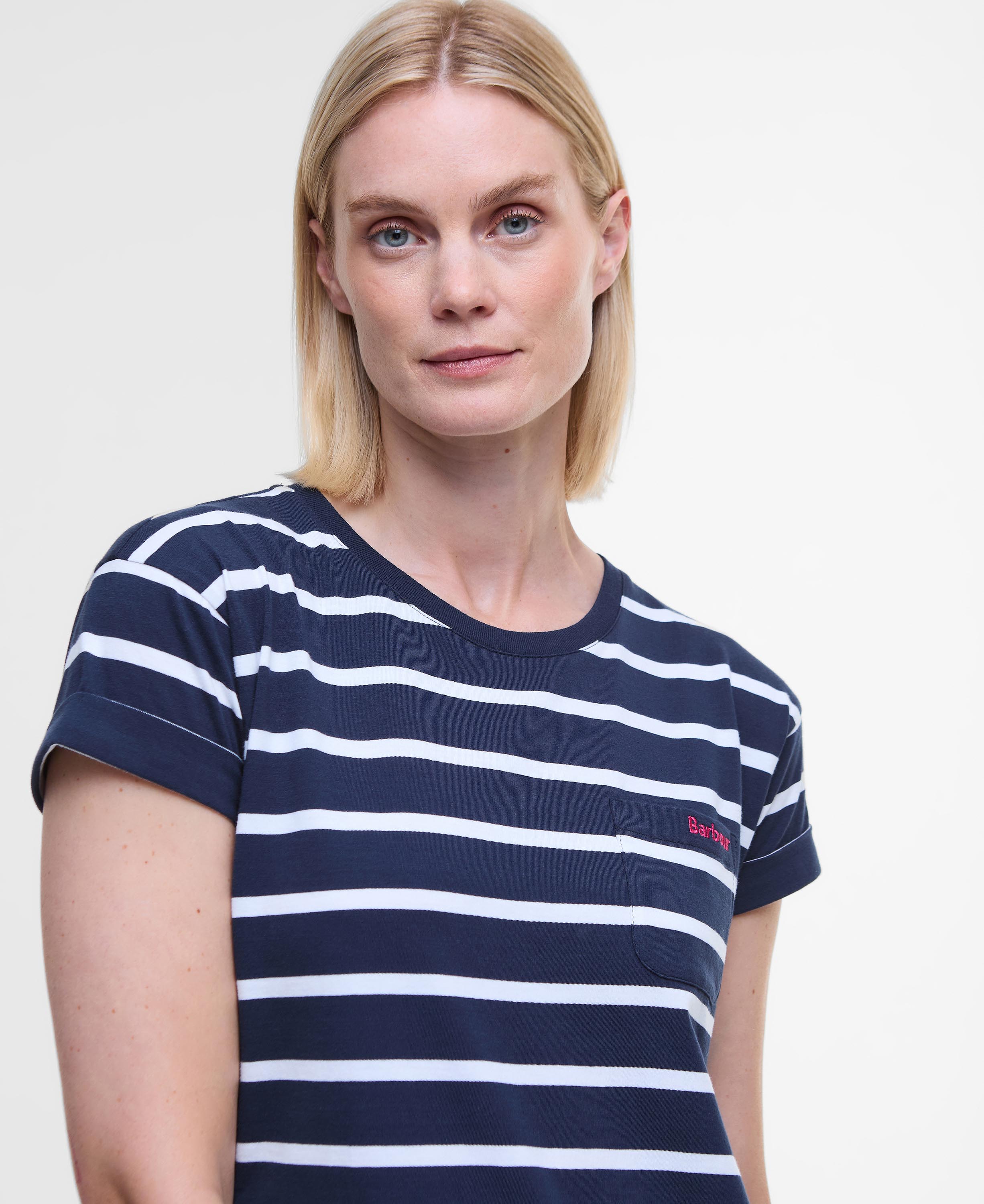 Abito a T-shirt Otterburn con motivo a righe image number 4
