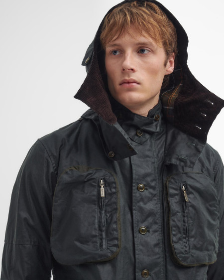 Barbour x TO KI TO Outland Waxed Jacket