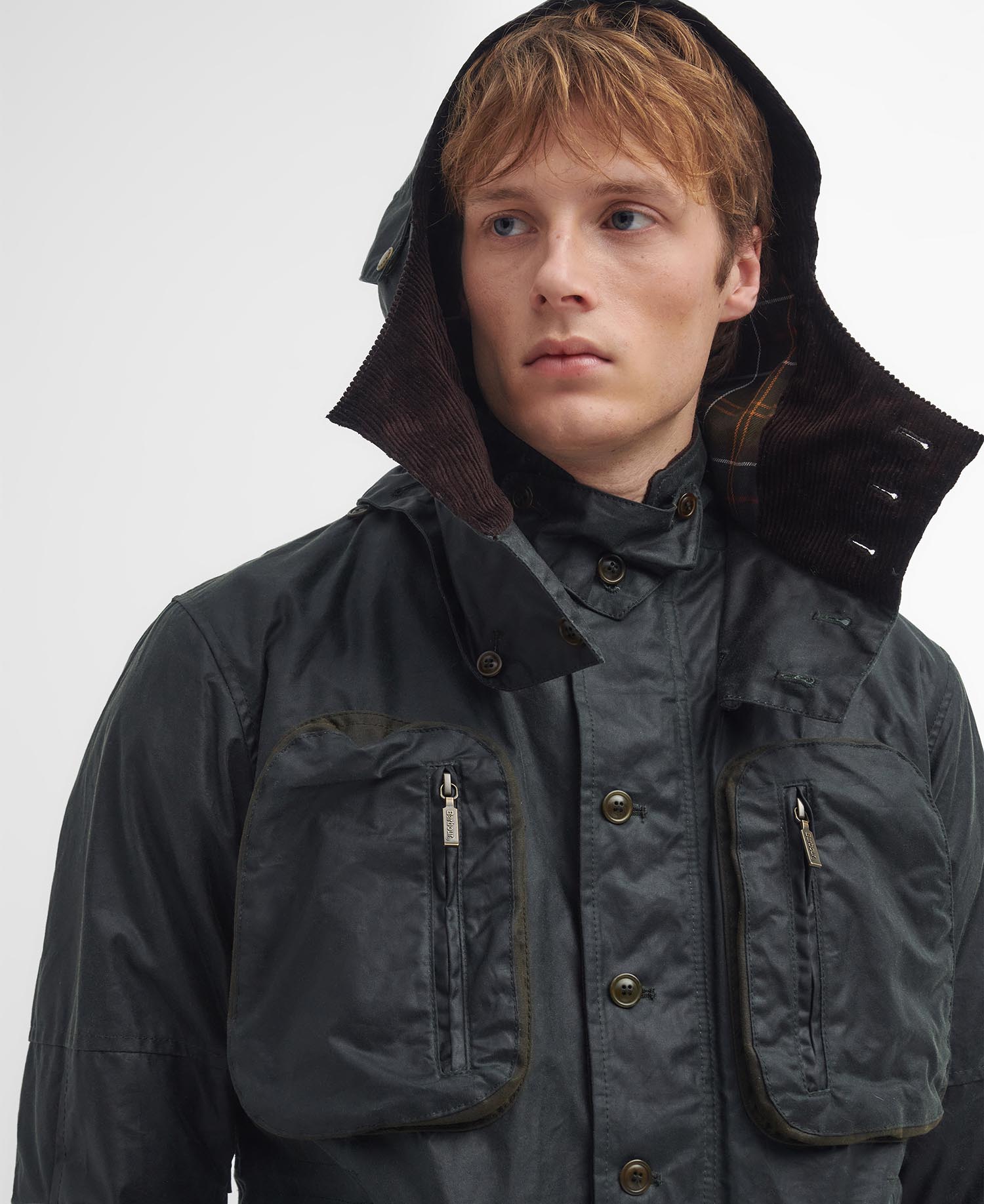 Barbour x TO KI TO Outland Waxed Jacket image number 4