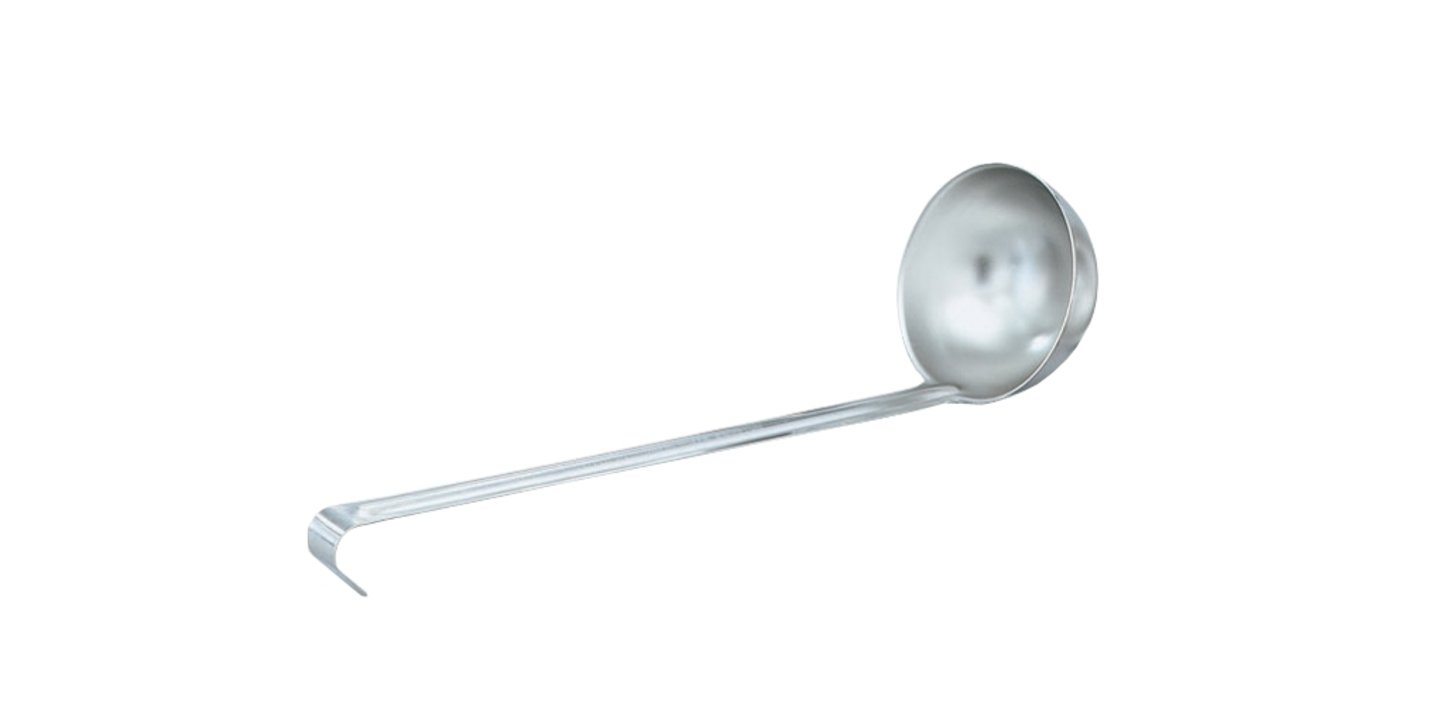 ½-ounce one-piece economy stainless steel ladle