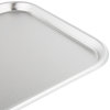 17-inch oblong stainless steel serving and display tray with satin finish