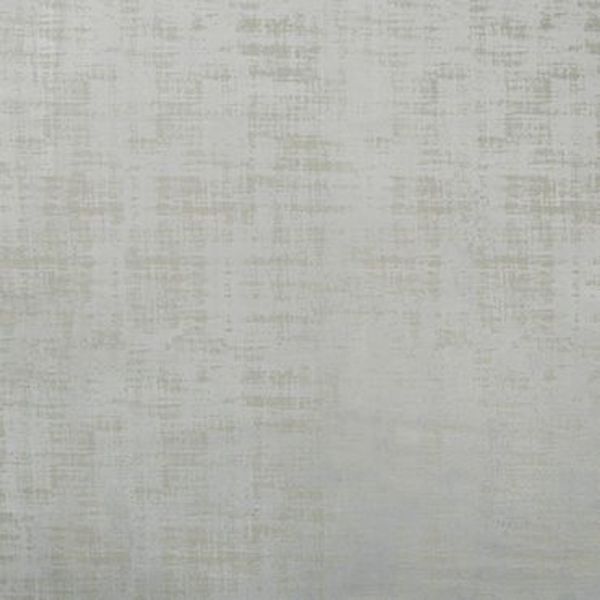 Light gray-beige woven-texture wallpaper covering a wall surface, showing subtle crosshatch and linen-like pattern; evenly lit close-up with neutral, soft ambient interior lighting.